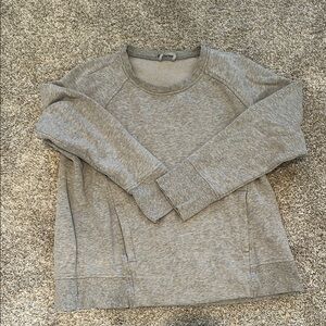 Casual Gray Pullover Top